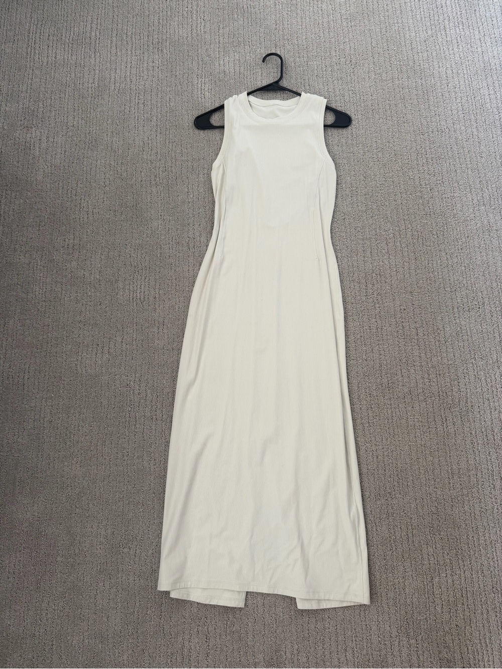 Lululemon Sleeveless White Maxi Dress — Classic Minimalist Style